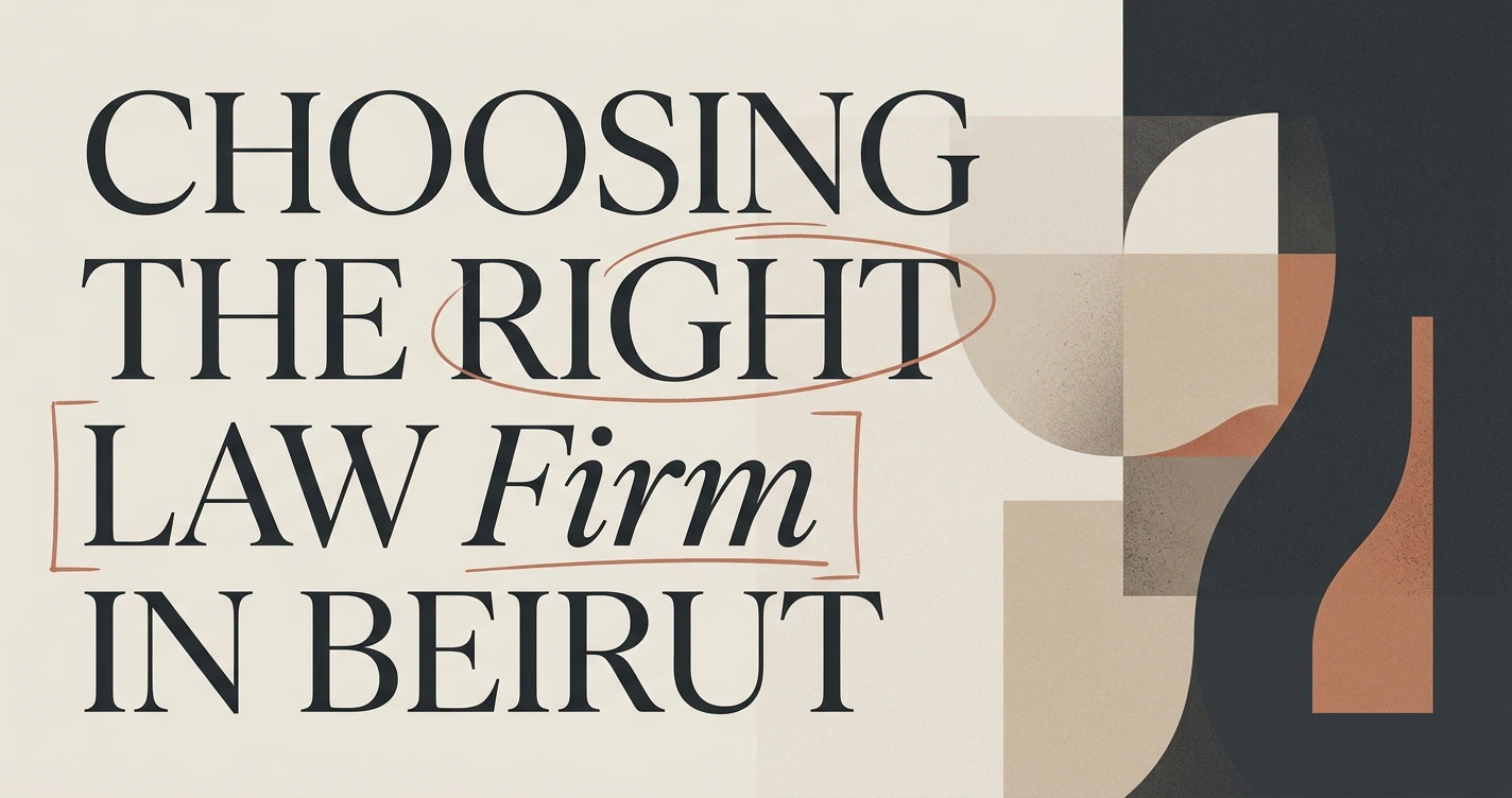 How to Choose the Right Law Firm in Beirut