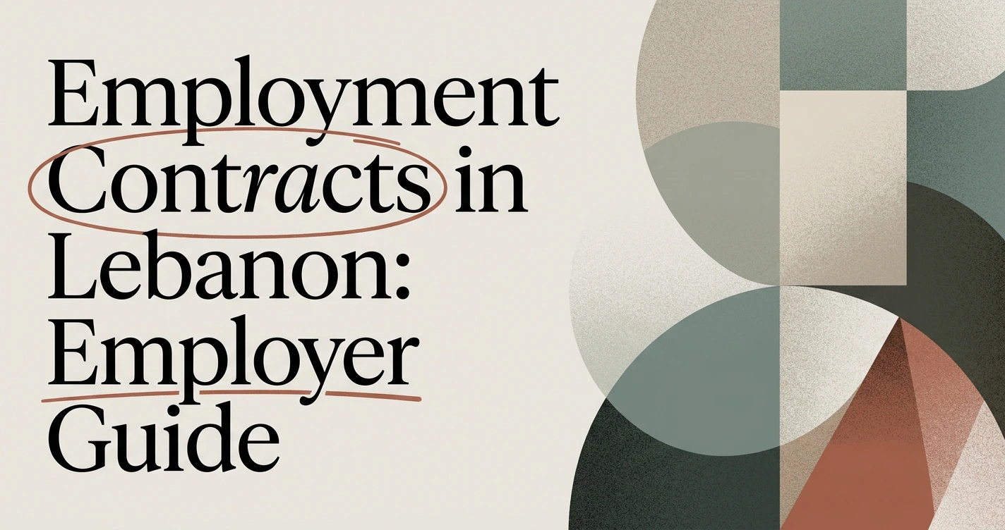 Employment Contracts in Lebanon: An Employer’s Guide