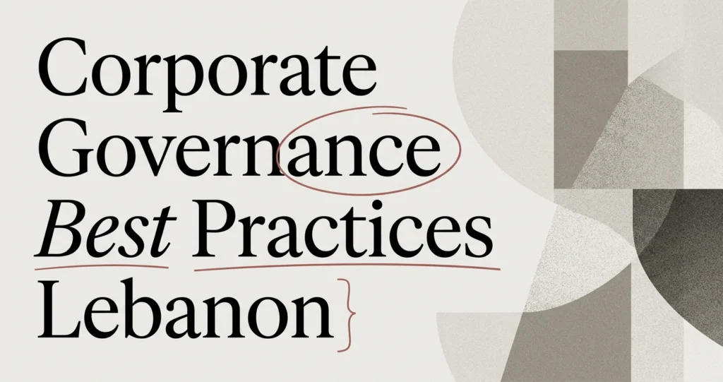 Corporate Governance Best Practices in Lebanon