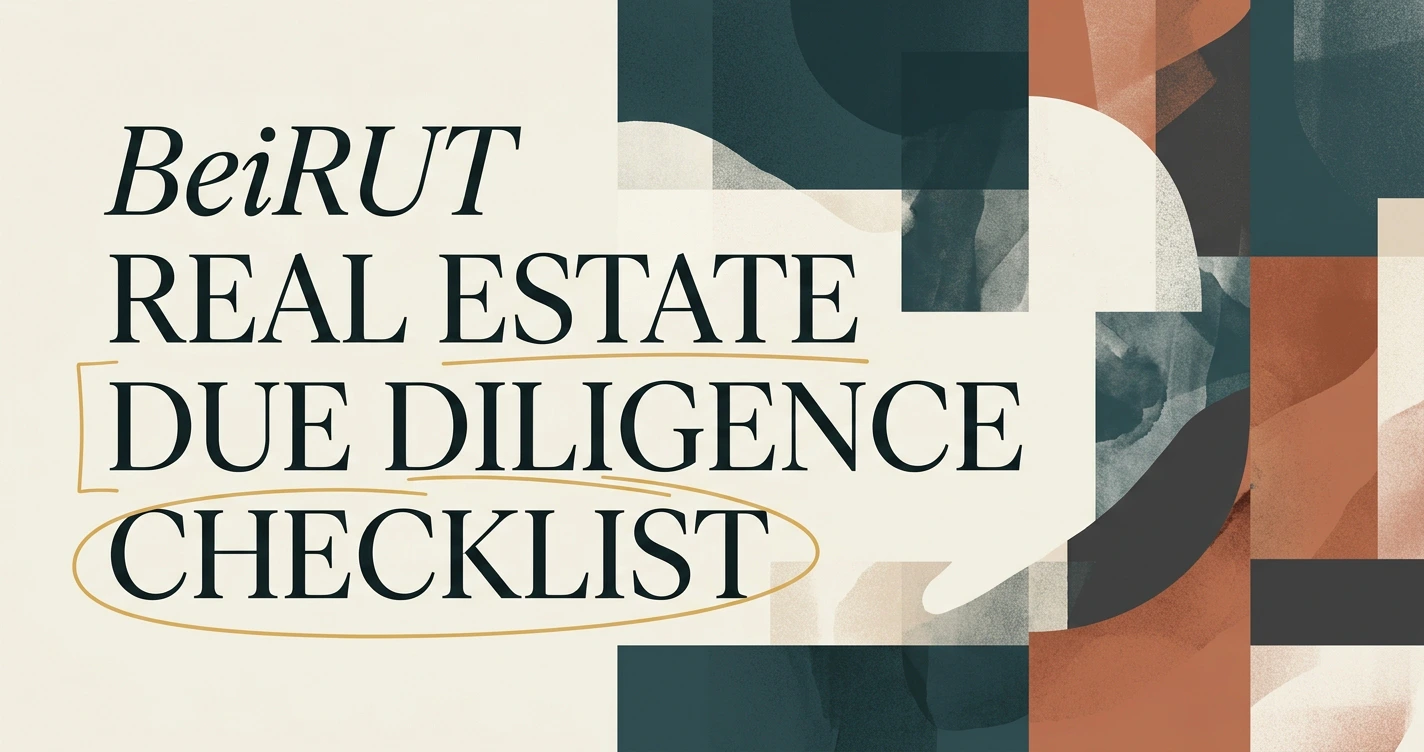 Real Estate Due Diligence Checklist for Beirut Buyers