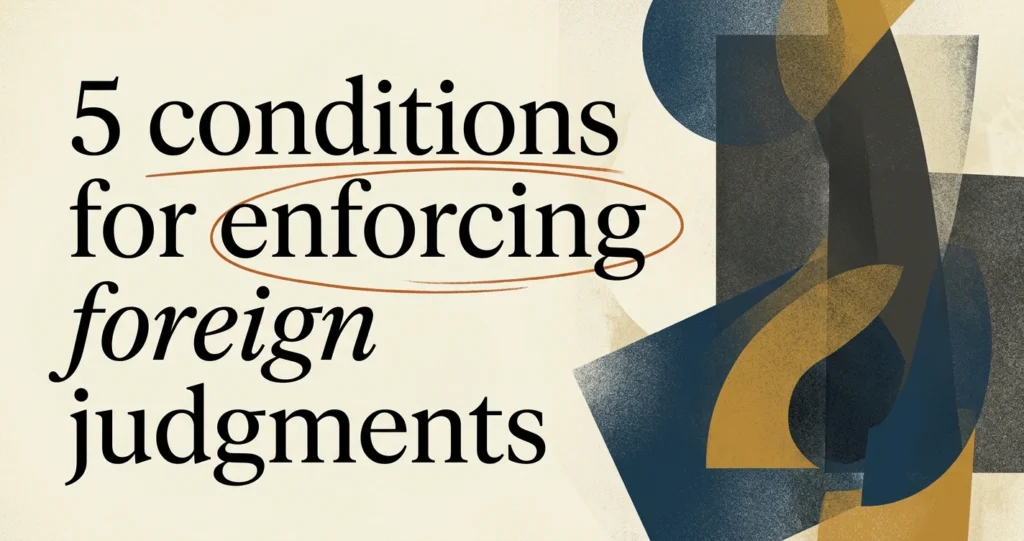 Enforcing Foreign Judgments in Lebanon