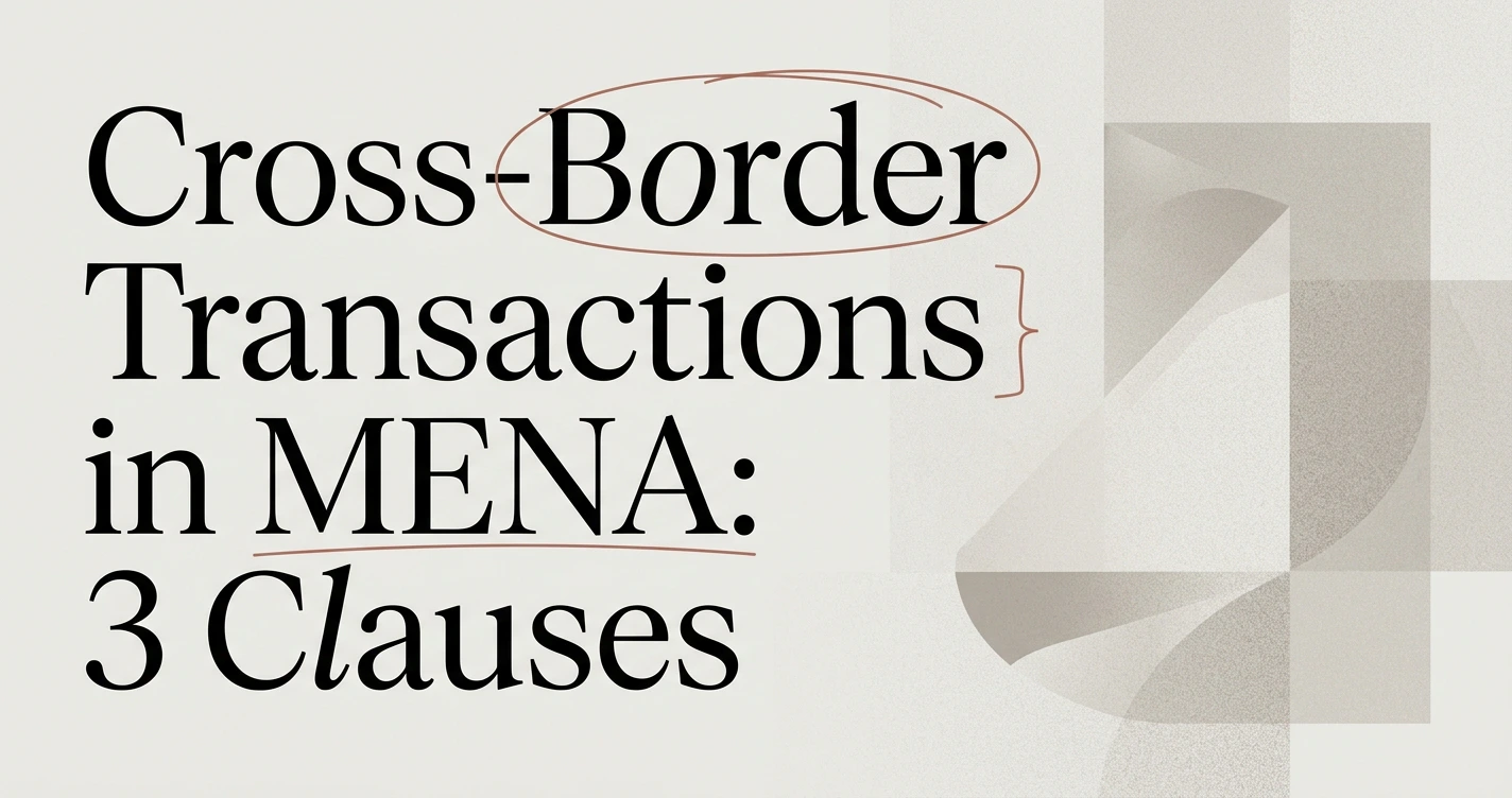 Cross-Border Transactions in MENA: Legal Tips