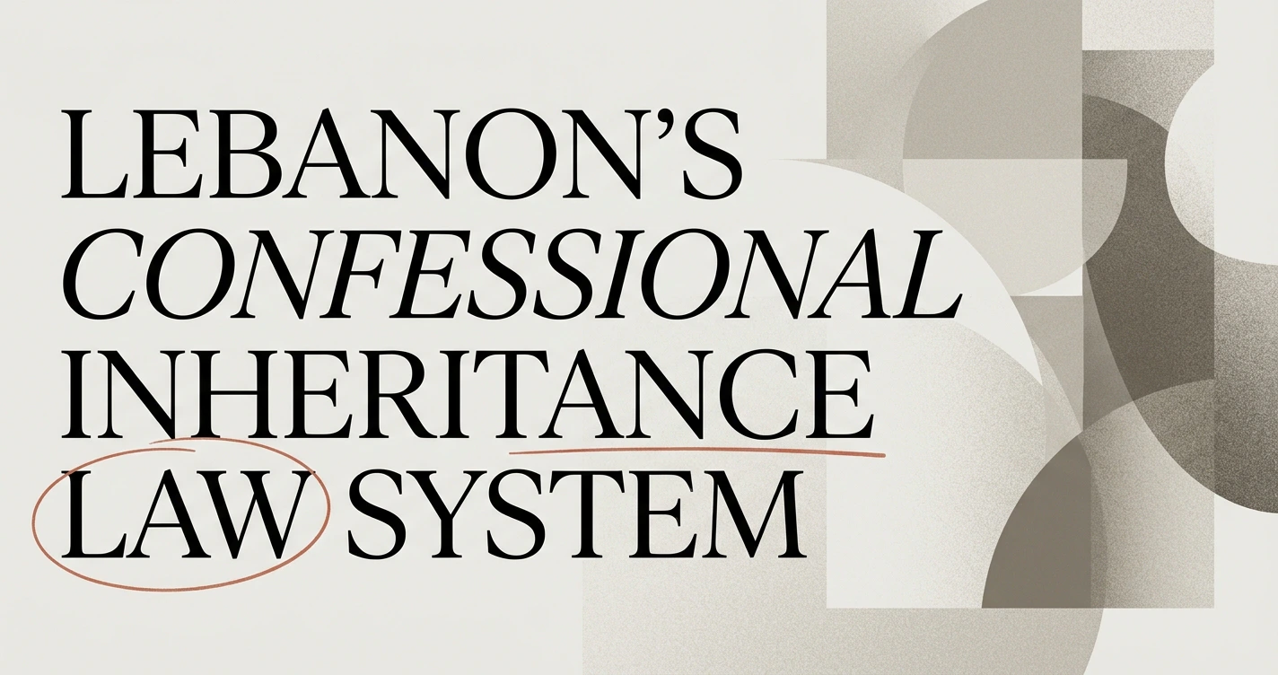 Inheritance and Property Transfer Law in Lebanon