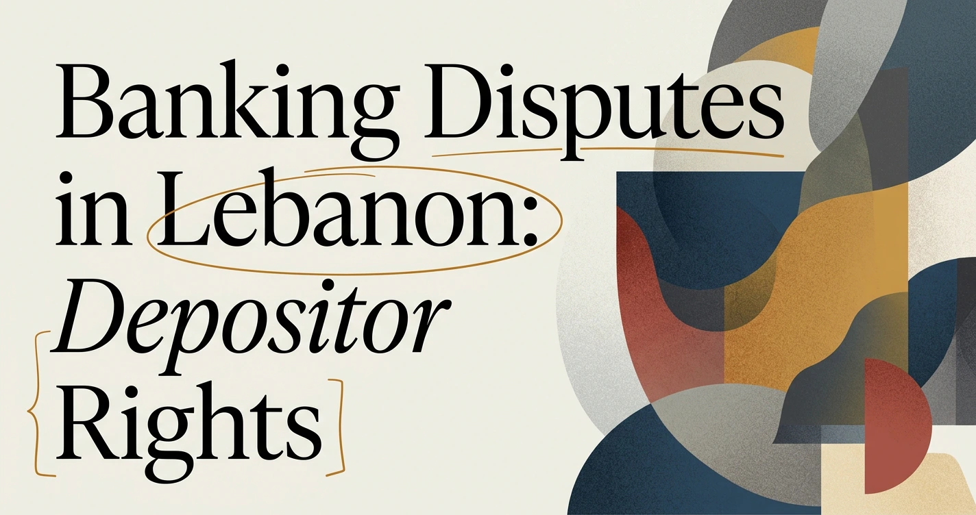 Banking Disputes in Lebanon: Your Depositor Rights